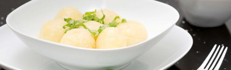 Potato dumplings half and half